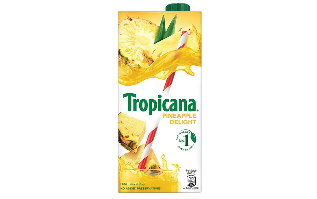 Tropicana Pineapple Delight    Tetra Pack  1000 millilitre